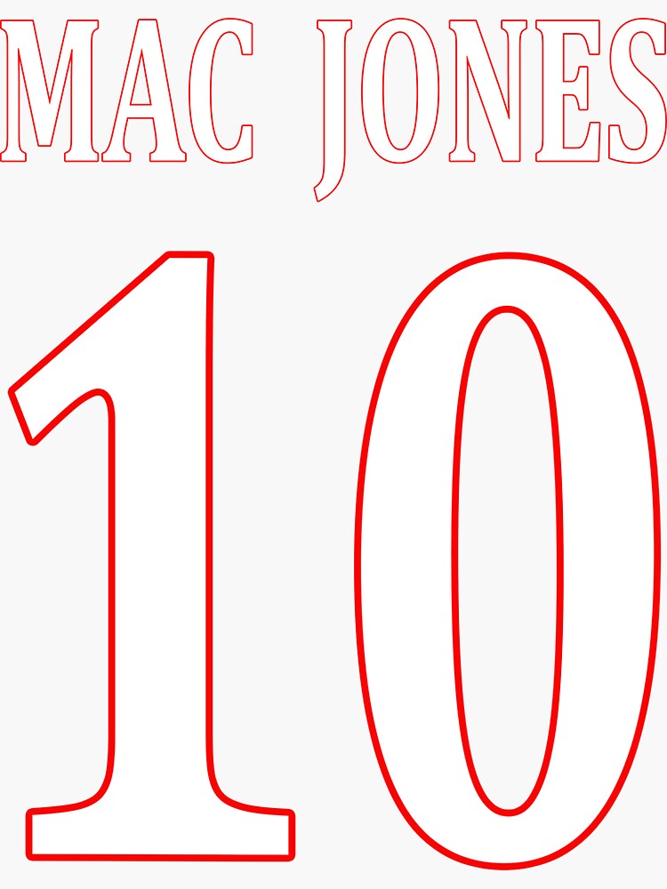 MAC JONES FUNNY ' Sticker for Sale by salamanka7