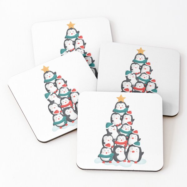 Item preview, Cute Penguin Christmas Tree  designed and sold by SiouxLove.