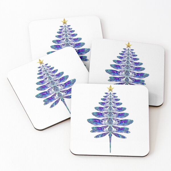 Item preview, Galaxy Dragonfly Christmas Tree designed and sold by SiouxLove.