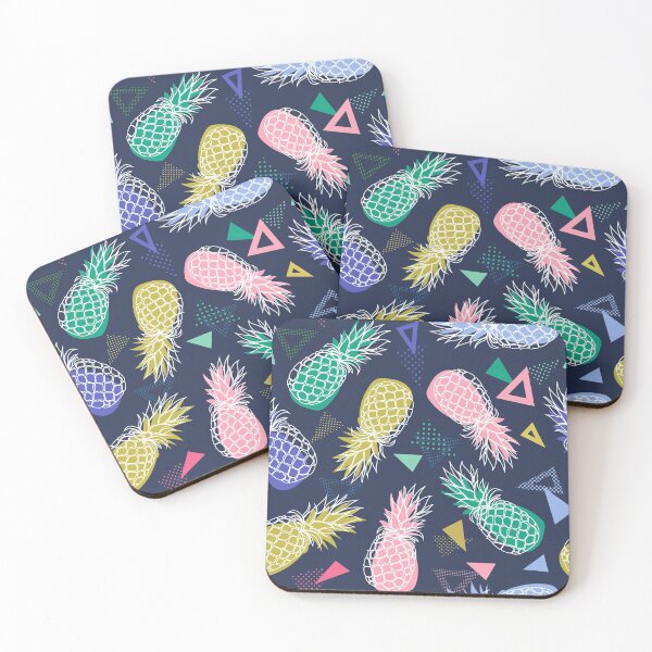 Item preview, Different Color Pineapples With Abstract Triangles  designed and sold by HauckClothing.