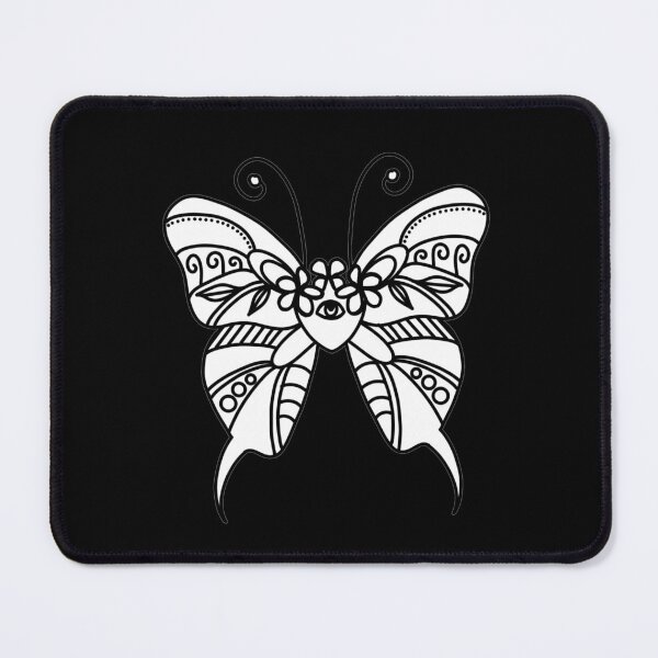 Item preview, Color In Butterfly, Black and White, Plant Lover, Linework, Colouring Book designed and sold by 10pmCreations.