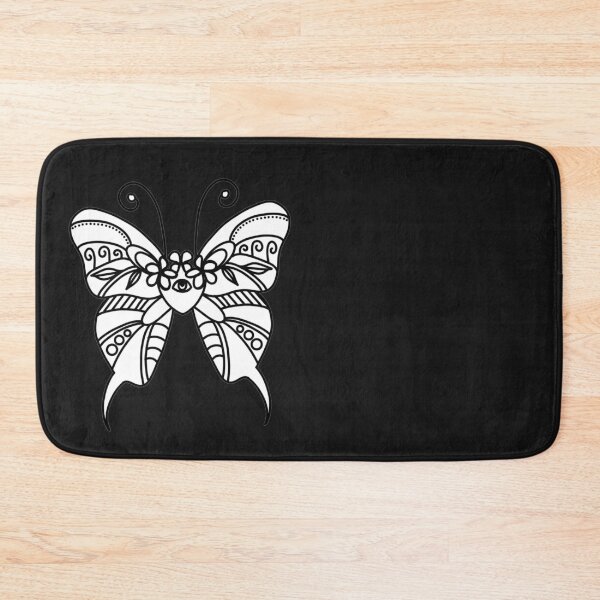 Item preview, Color In Butterfly, Black and White, Plant Lover, Linework, Colouring Book designed and sold by 10pmCreations.