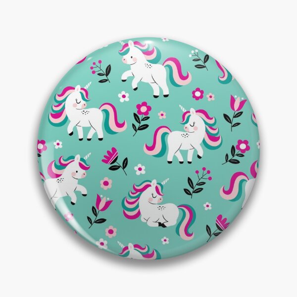 Item preview, Hand drawn seamless with cute baby unicorns designed and sold by HauckClothing.