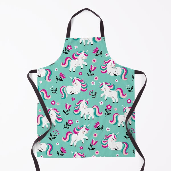 Item preview, Hand drawn seamless with cute baby unicorns designed and sold by HauckClothing.