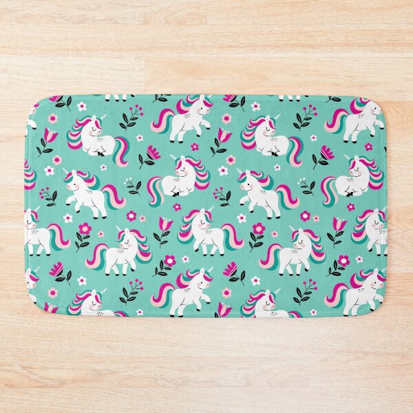 Item preview, Hand drawn seamless with cute baby unicorns designed and sold by HauckClothing.
