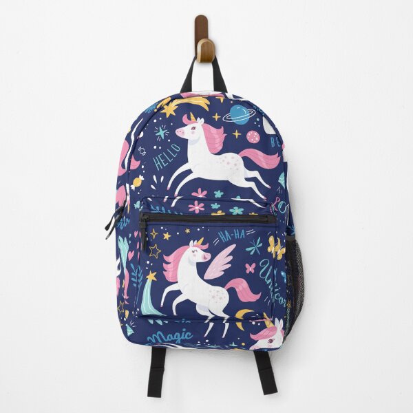 Item preview, Cute cartoon white unicorns with pink mane designed and sold by HauckClothing.