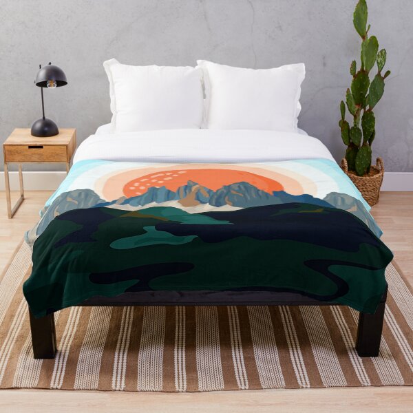 Item preview, Sunrise on The Mountain illustration designed and sold by Craft DartCO.