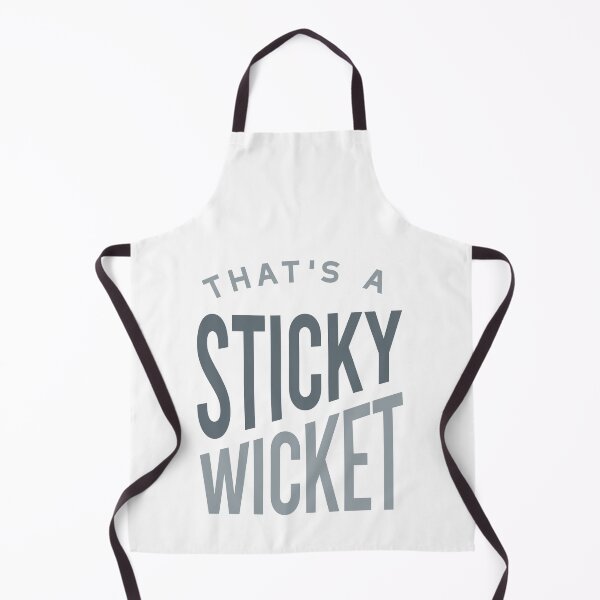 Item preview, Funny Cricket That's a Sticky Wicket designed and sold by whyitsme.