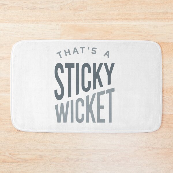 Item preview, Funny Cricket That's a Sticky Wicket designed and sold by whyitsme.