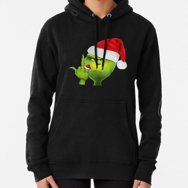 Grinch x Middle Finger Pullover Hoodie
