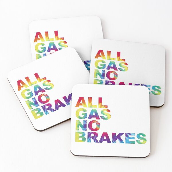 Item preview, All Gas No Brakes Logo Rainbow designed and sold by Kyül was here.