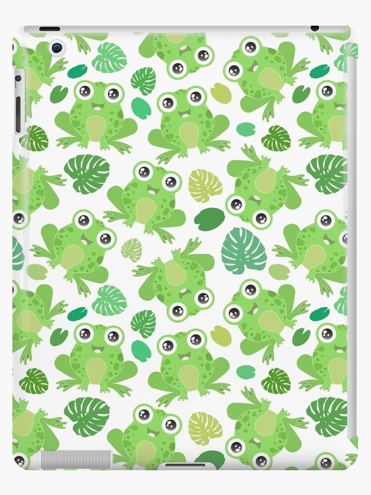 Funda y vinilo para iPad «Patrón sin fisuras con ranas verdes de dibujos animados lindo» de DarianaArt | Redbubble Funda y vinilo para iPad «Patrón sin fisuras con ranas verdes de dibujos animados lindo» de DarianaArt | Redbubble