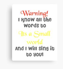 Small World Canvas Print