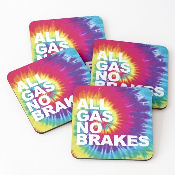 Item preview, All Gas No Brakes Logo Rainbow Block designed and sold by Kyül was here.