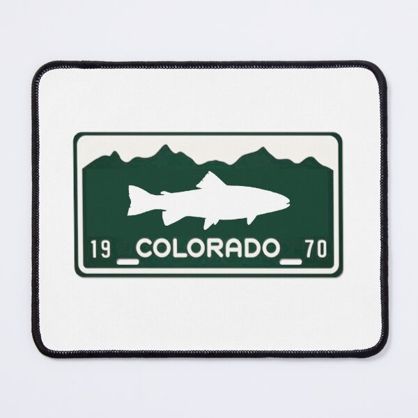 Item preview, Colorado Trout License Plate designed and sold by CaesarisHome.