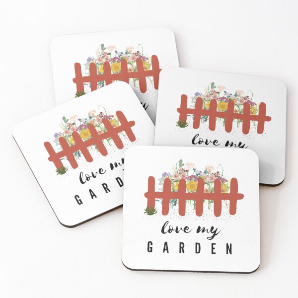 Item preview, Love My Garden | Picket Fenced Flower Garden designed and sold by WordsToArt.