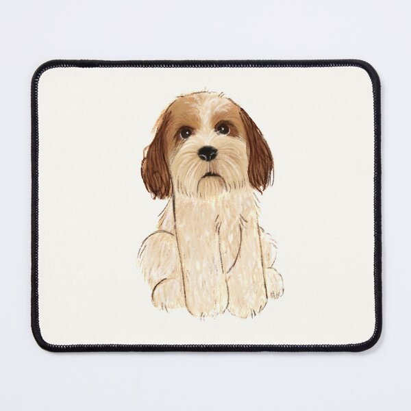 Item preview, Cute Cockapoo Watercolor Illustration designed and sold by inkohitpsd.