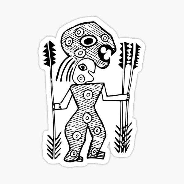 Tribal Warrior Sticker
