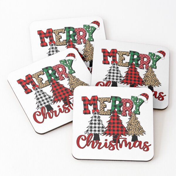 Item preview, Merry Christmas Leopard Pattern Tree Santa Hat Sublimation Design designed and sold by TRIPPYPRINTS.