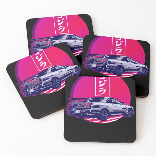Item preview, GTR R34 Gojira Sunset Classic designed and sold by CrystalJanedmn.