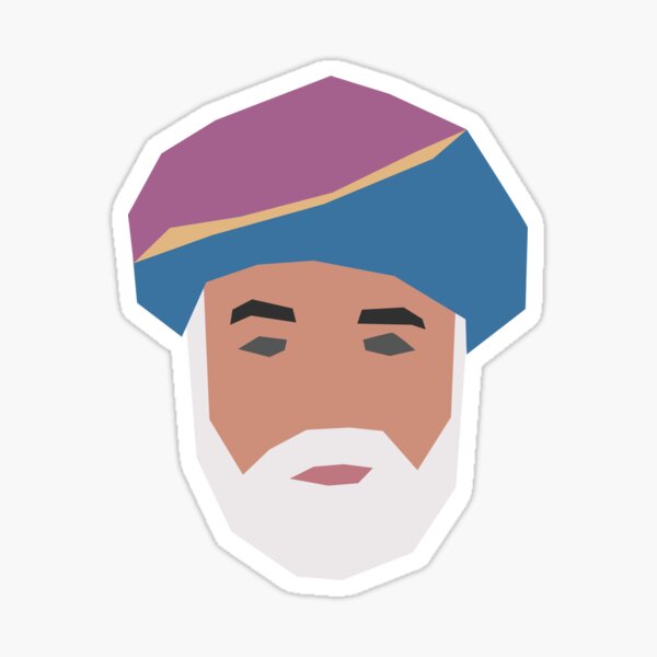 &ldquo;Sultan Qaboos " Sticker for Sale by MazinVI | Redbubble