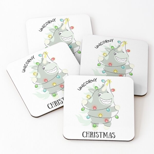 Item preview,  Unicorny Christmas - Christmas Evil Unicorn designed and sold by ViewerEqualsPhoton.