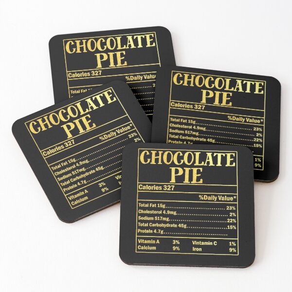 Item preview, Chocolate Pie Nutrition Facts Matching Family Thanksgiving designed and sold by BaseStore.
