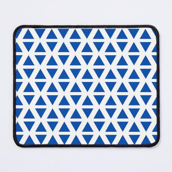 Item preview, Pattern of Triangles | Blue and White designed and sold by WordsToArt.