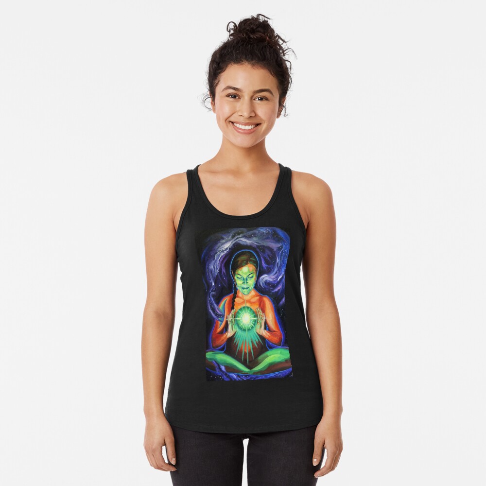Item preview, Racerback Tank Top designed and sold by BlueStarseed.