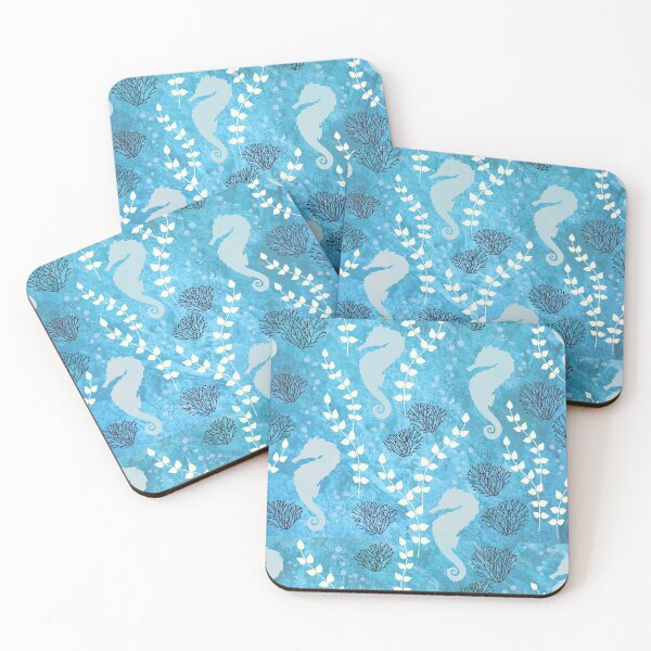 Item preview, SEAHORSE UNDERWATER [Blue] designed and sold by Carina Parry Studios.