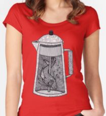 There was a fish in the percolator Women's Fitted Scoop T-Shirt