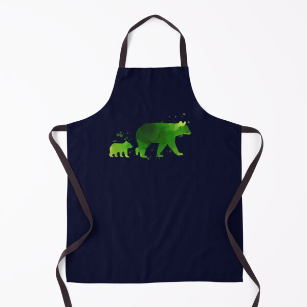 Item preview, Mommy Bear and Baby Bear | Watercolor Art | Animal Art | Nature Art designed and sold by TZoo.