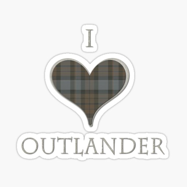 I LOVE OUTLANDER Sticker