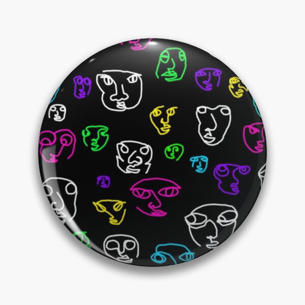 Item preview, Chaotic Line Art But in black and Neon designed and sold by CanIgetanopa.