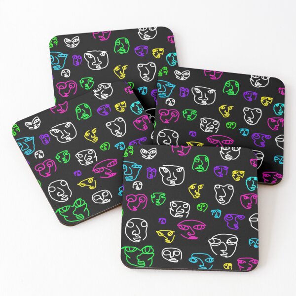 Item preview, Chaotic Line Art But in black and Neon designed and sold by CanIgetanopa.
