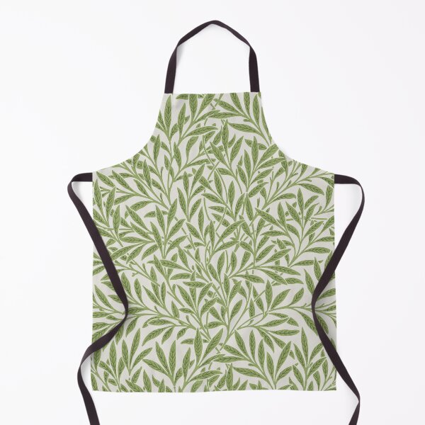 Vintage Willow pattern (1874) by William Morris. Apron