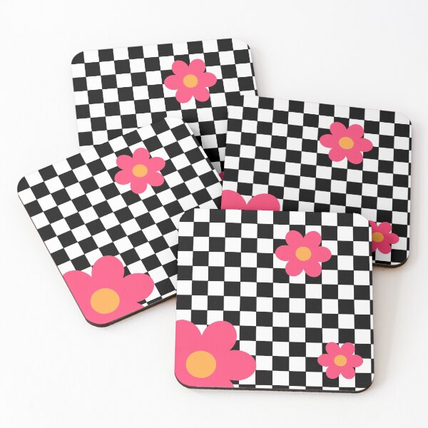 Item preview, Retro Checkerboard Flowers | Mod designed and sold by NobodysHero.