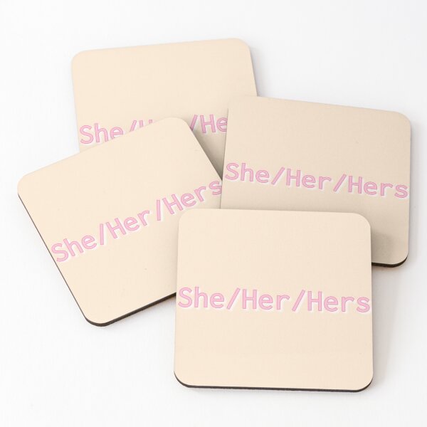 Item preview, She Her Hers Pronouns designed and sold by Day10Machine.