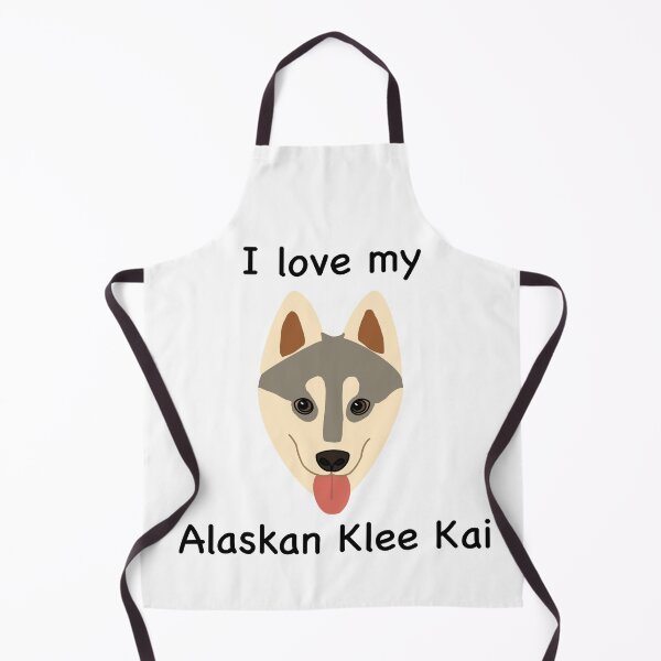 Item preview, I Love My Alaskan Klee Kai (grey with brown eyes) designed and sold by Tiki-Kreations.