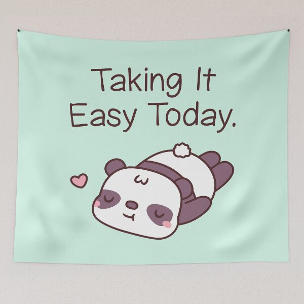 Item preview, Cute Relax Panda Taking It Easy Today designed and sold by rustydoodle.