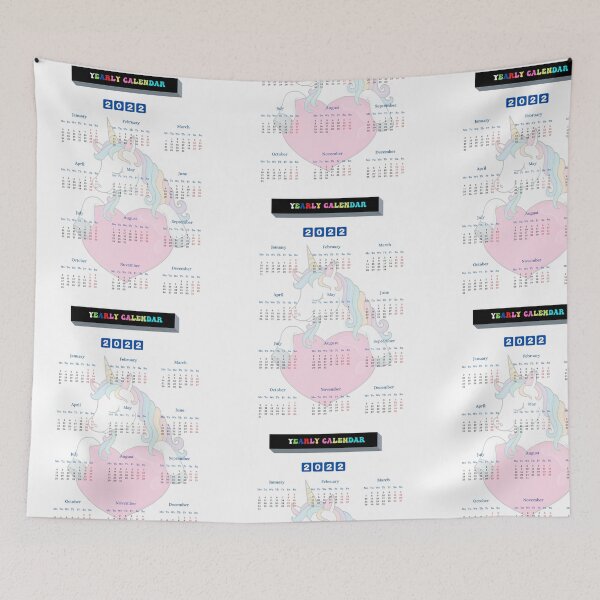 Item preview, UNICORN YEARLY CALENDAR designed and sold by Chrisblazestore.