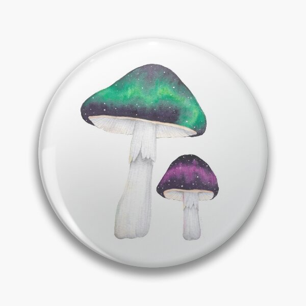 Item preview, Northern Lights Mushrooms (Transparent Background) designed and sold by Julia Manstan.