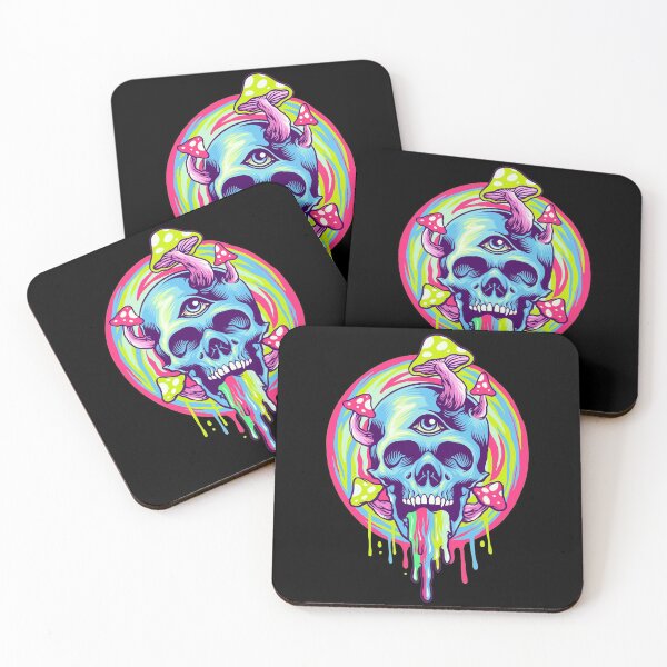 Item preview, Mushroom skull designed and sold by bisly.