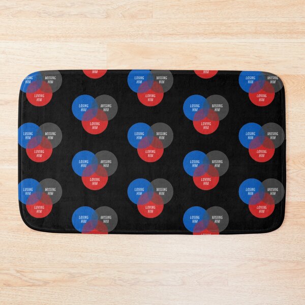 Item preview, Losing him was BLUE, missing him was DARK GRAY but loving him was RED - Taylor Swift designed and sold by nd-creates.