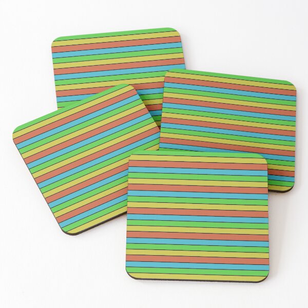 Item preview, Colourful Stripes | Retro designed and sold by NobodysHero.