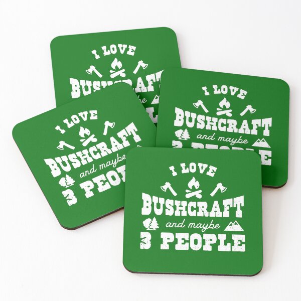 Item preview, I Love Bushcraft and Maybe 3 People designed and sold by roboticaldad.