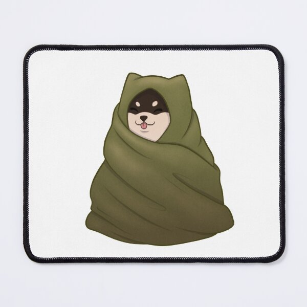 Item preview, Cozy Shiba (Black) designed and sold by Shanman-Art.