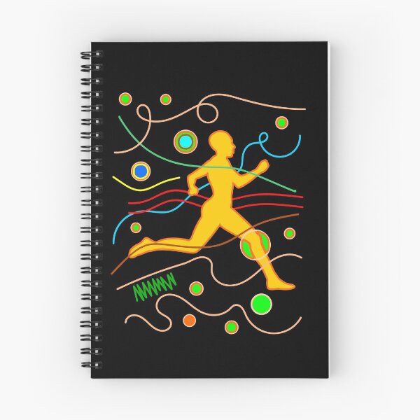 Item preview, Runner In Motion Support and Cheer and Exercise designed and sold by artfulnotebook.