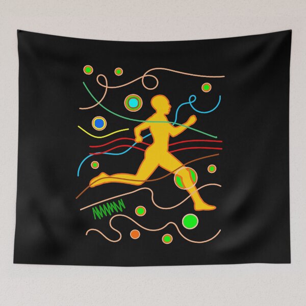 Item preview, Runner In Motion Support and Cheer and Exercise designed and sold by artfulnotebook.