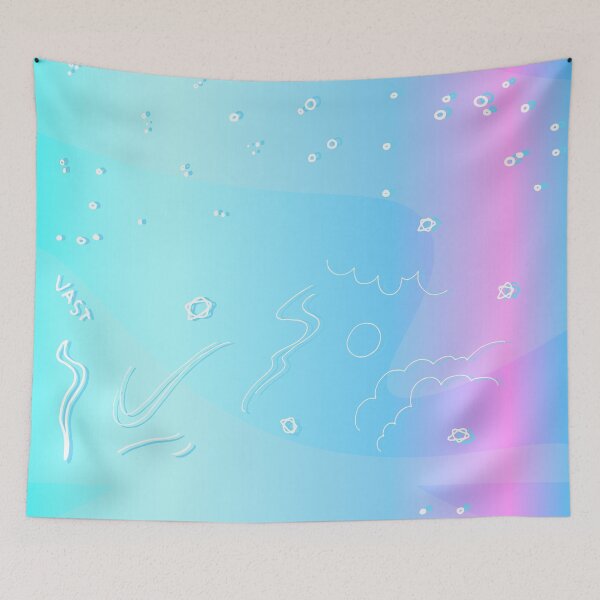 Artikelvorschau, Vast Skies V Art Print entworfen und verkauft von lineartdesigns.